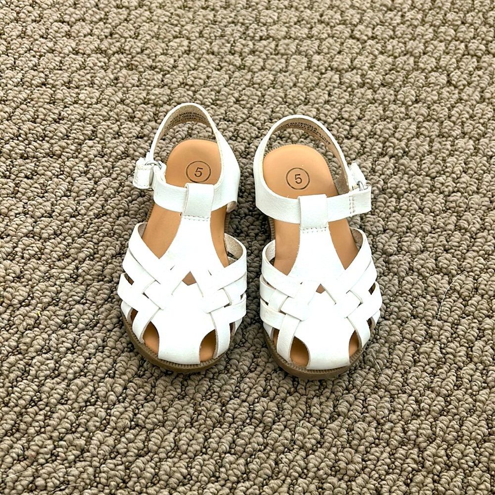 Cat and Jack White Sandal